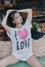 I HEART LOVE BOYFRIEND TEE