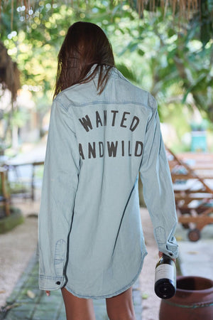 WANTED & WILD DENIM SHIRT