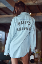 WANTED & WILD DENIM SHIRT
