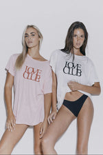 LOVE CLUB Boyfriend Tee Pink
