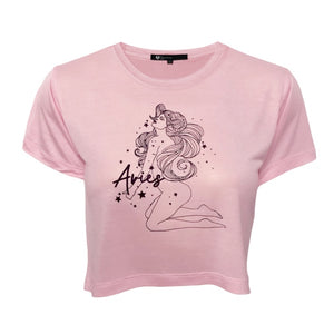 Aries Crop Baby Tee